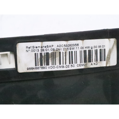 Bloc compteurs occasion PEUGEOT 407 Phase 1 - 1.6 HDI 16v