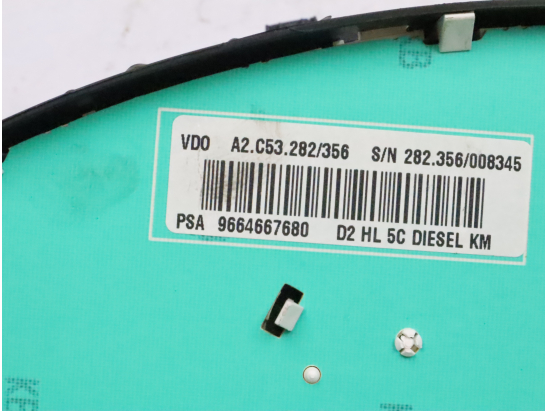 Bloc compteurs occasion PEUGEOT 407 Phase 1 - 1.6 HDI 16v