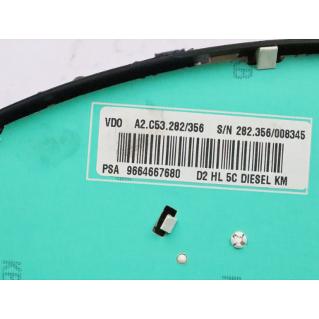 Bloc compteurs occasion PEUGEOT 407 Phase 1 - 1.6 HDI 16v