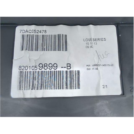 Bloc compteurs occasion RENAULT CLIO III Phase 2 - 1.2i 16v 75ch