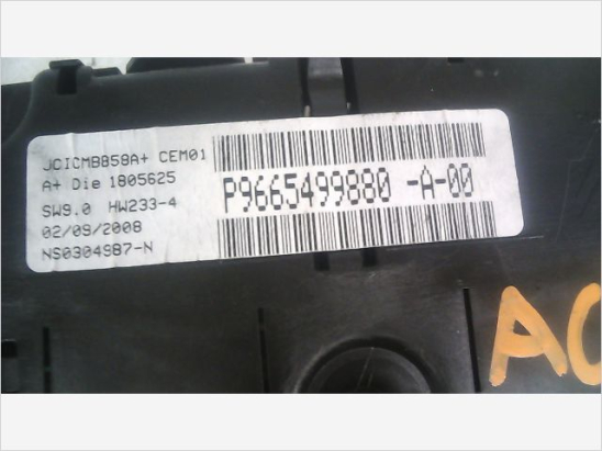 Bloc compteurs occasion CITROEN C4 GRAND PICASSO I Phase 1 - 1.6 HDI 110ch