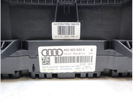 Bloc compteurs occasion AUDI A1 Phase 1 - 1.6 TDI 105ch