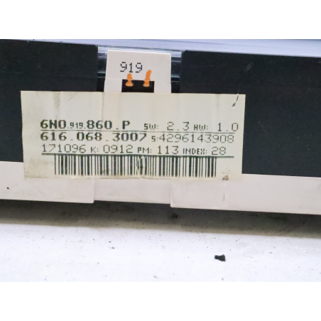 Bloc compteurs occasion VOLKSWAGEN POLO III Phase 1 - 1.6 75ch