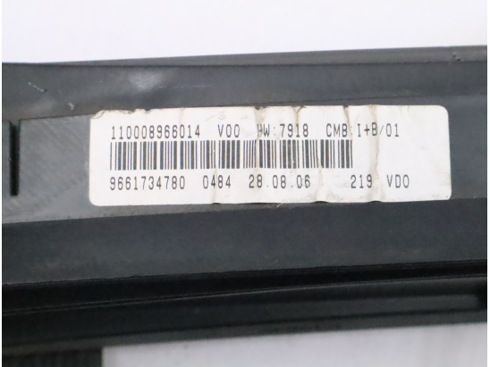 Bloc compteurs occasion CITROEN XSARA PICASSO Phase 2 - 1.6 HDI 110ch