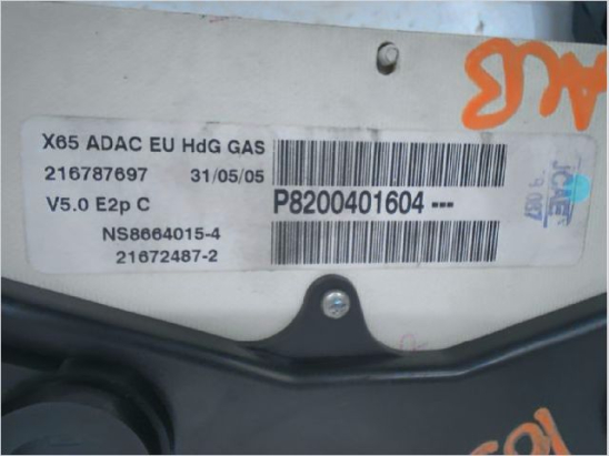 Bloc compteurs occasion RENAULT CLIO II Phase 2 - 1.5 DCI 80ch