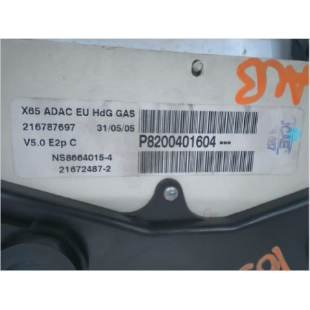 Bloc compteurs occasion RENAULT CLIO II Phase 2 - 1.5 DCI 80ch