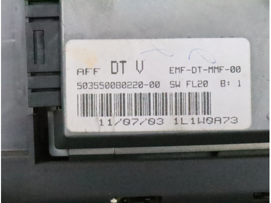 Bloc compteurs occasion PEUGEOT 807 Phase 1 - 2.2 HDI 128ch