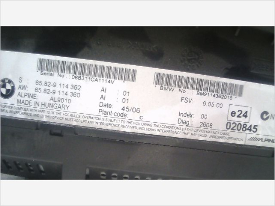 Afficheur digital occasion B.M.W. SERIE 3 V Phase 1 TOURING - 330i 258ch