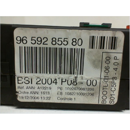 Kit serrures + antivol occasion PEUGEOT 207 Phase 1 - 1.6 HDI 16v 90ch