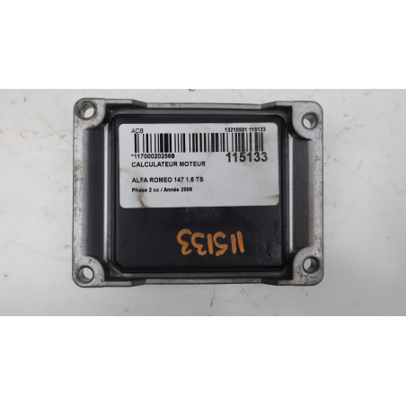 Calculateur moteur occasion ALFA ROMEO 147 Phase 2 - 1.6 TS 105ch