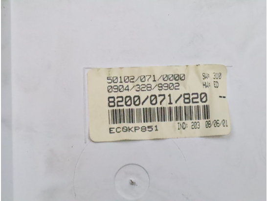 Bloc compteurs occasion RENAULT MEGANE SCENIC I Phase 2 - 1.9 DCI