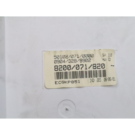 Bloc compteurs occasion RENAULT MEGANE SCENIC I Phase 2 - 1.9 DCI