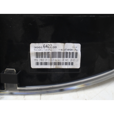 Bloc compteurs occasion CITROEN BERLINGO II Phase 3 - 1.6 BlueHDI 100ch