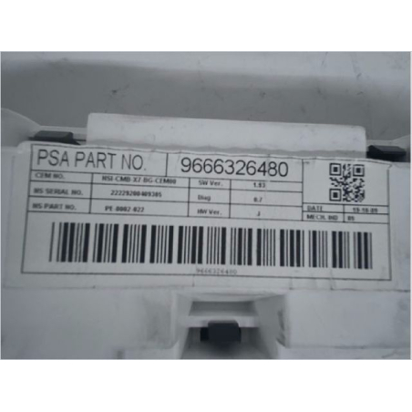 Bloc compteurs occasion CITROEN C5 II Phase 1 - 1.6 HDi 16v 110ch