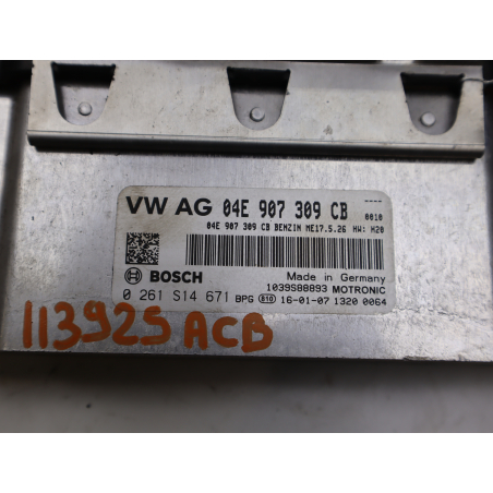 Calculateur moteur occasion VOLKSWAGEN POLO V Phase 2 - 1.0 60ch