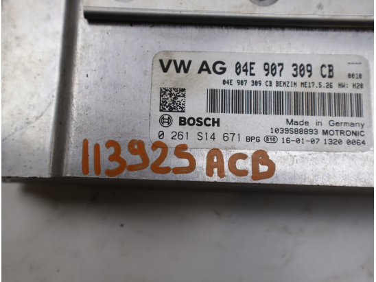 Calculateur moteur occasion VOLKSWAGEN POLO V Phase 2 - 1.0 60ch