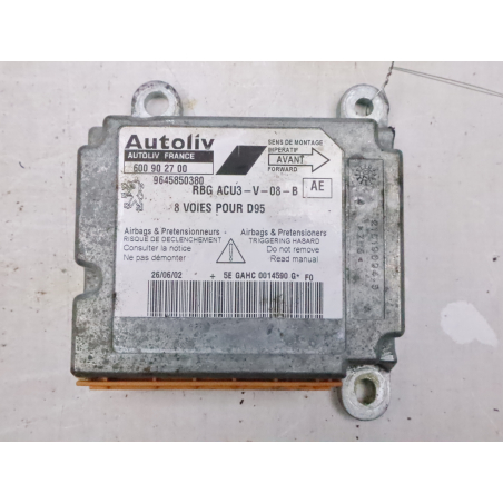 Boitier pyrotechnique occasion PEUGEOT 406 COUPE Phase 1 - 2.2 HDI 133ch