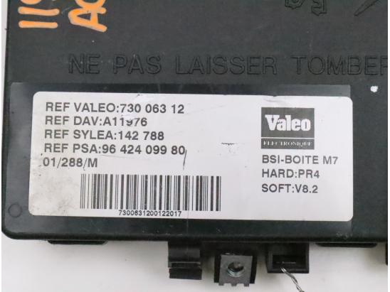 Platine fusible habitacle (BSI) occasion PEUGEOT PARTNER I Phase 1 - 1.9 D