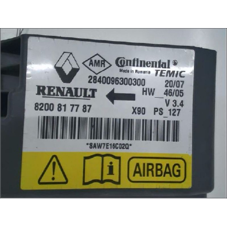 Boitier pyrotechnique occasion DACIA LOGAN I Phase 1 - 1.5 DCI 70ch