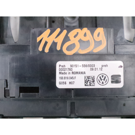 Commande de chauffage occasion VOLKSWAGEN UP Phase 1 - 1.0 75ch