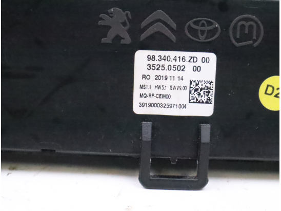 Commande de chauffage occasion TOYOTA PROACE II Phase 1 COMBI - 2.0 D4D 122ch