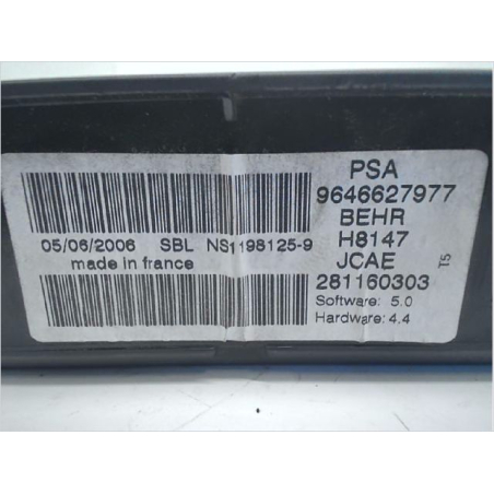 COMMANDE DE CHAUFFAGE