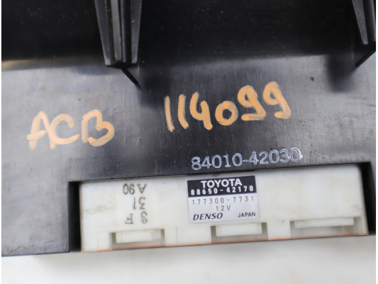 Commande de chauffage occasion TOYOTA RAV4 II Phase 1 - 2.0 D 116ch