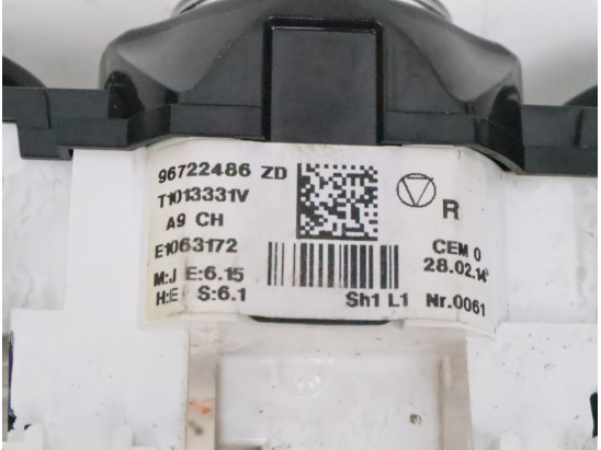 Commande de chauffage occasion PEUGEOT 208 Phase 1 - 1.4 HDI 68ch