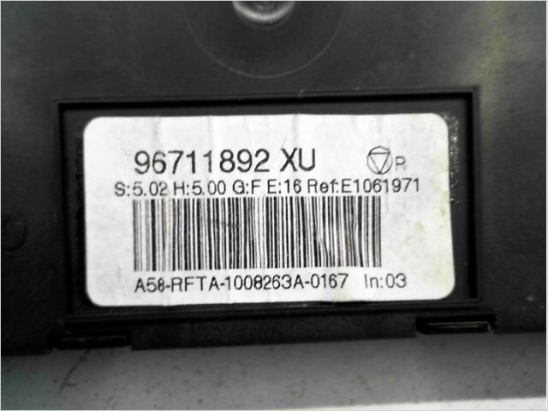 COMMANDE DE CHAUFFAGE