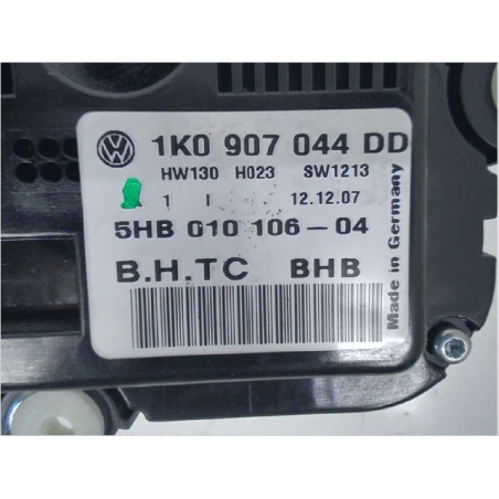Commande de chauffage occasion VOLKSWAGEN GOLF PLUS Phase 1 - 1.9 TDI 105ch