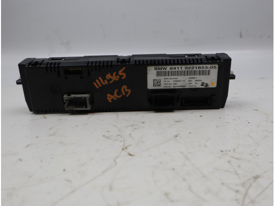 COMMANDE DE CHAUFFAGE