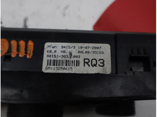 COMMANDE DE CHAUFFAGE