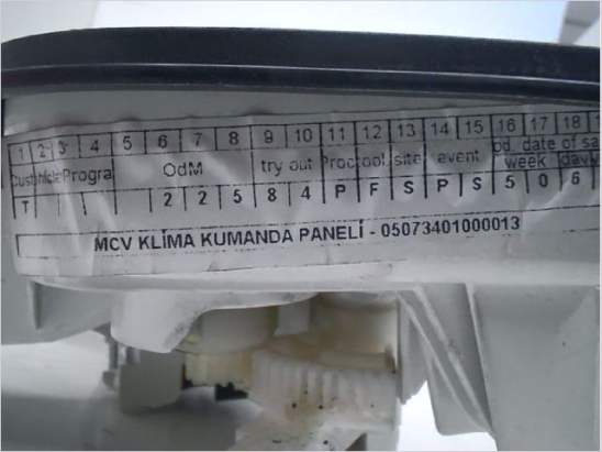 COMMANDE DE CHAUFFAGE