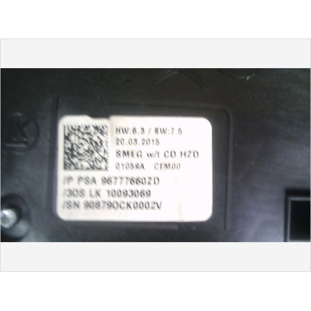 Bouton de warning occasion PEUGEOT 308 II Phase 1 - 1.6 BlueHDI 120ch