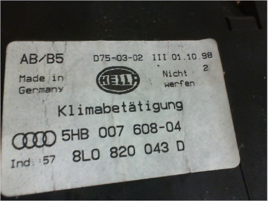 COMMANDE DE CHAUFFAGE