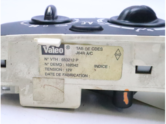 COMMANDE DE CHAUFFAGE