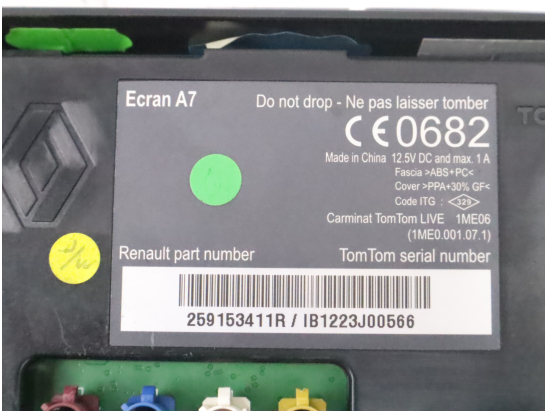 Afficheur digital occasion RENAULT MEGANE III Phase 2 - 1.2 TCE 115ch