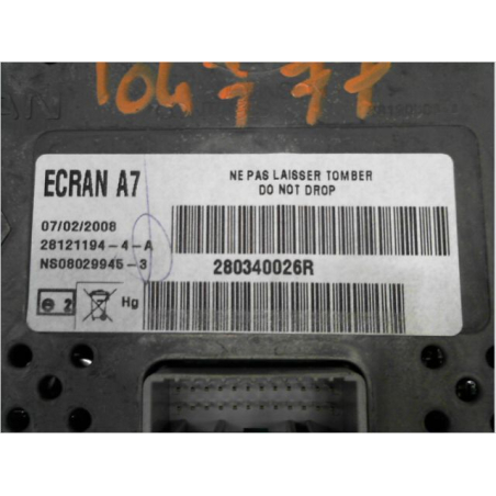 Afficheur digital occasion RENAULT LAGUNA III Phase 1 - 2.0 DCI 150ch