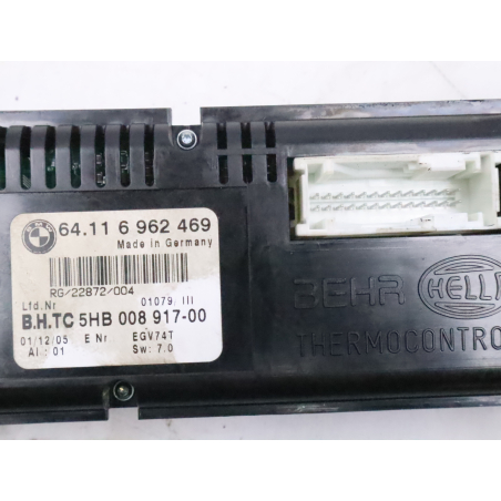 COMMANDE DE CHAUFFAGE