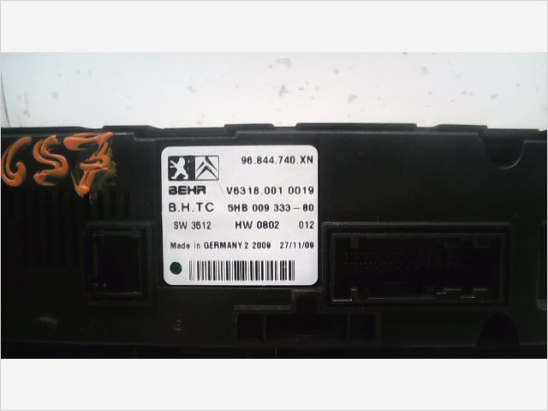 COMMANDE DE CHAUFFAGE