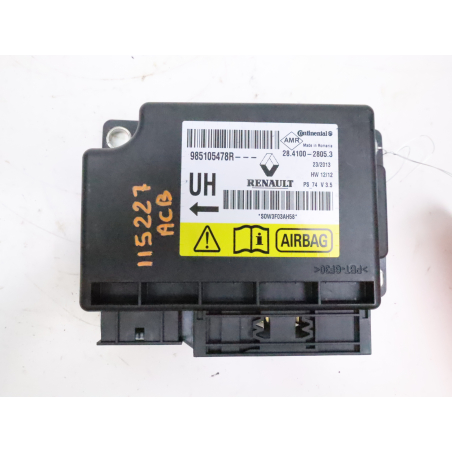 Boitier pyrotechnique occasion RENAULT MEGANE III Phase 2 - 1.2 TCE 115ch