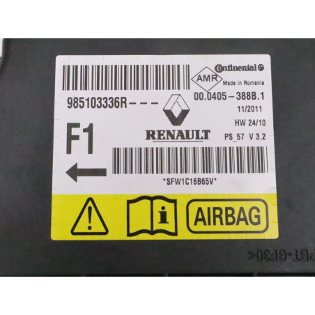 Boitier pyrotechnique occasion RENAULT MEGANE III Phase 1 CC - 1.9 DCI 130ch