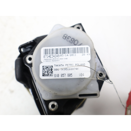 Ceinture arrière droite occasion AUDI A1 Phase 1 - 1.4 TFSI 122ch