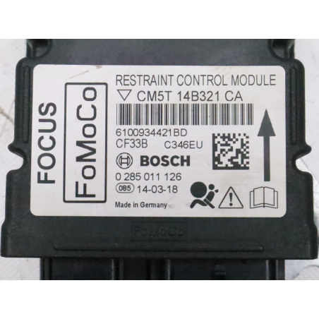 Boitier pyrotechnique occasion FORD FOCUS III Phase 1 - 1.6 TDCI 115ch