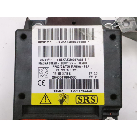 Boitier pyrotechnique occasion PEUGEOT RCZ Phase 1 - 2.0 HDI 16v 163ch