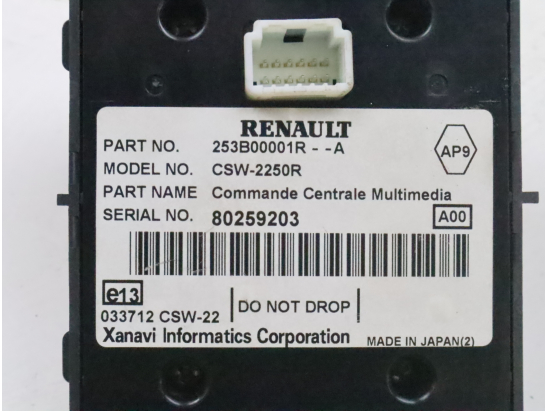 Commande mode de conduite occasion RENAULT VELSATIS Phase 2 - 2.0DCI 150ch