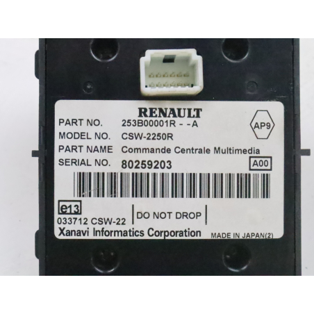 Commande mode de conduite occasion RENAULT VELSATIS Phase 2 - 2.0DCI 150ch