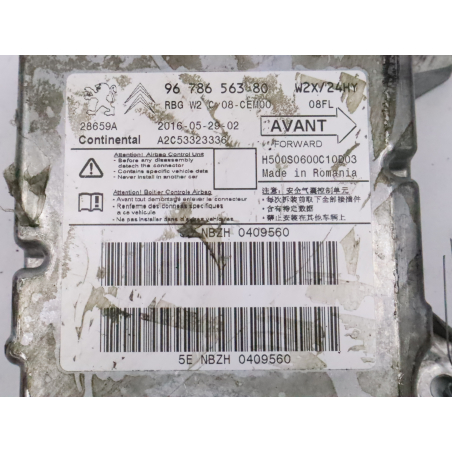 Boitier pyrotechnique occasion PEUGEOT 508 phase 2 - 1.6 BLUEHDI 120ch