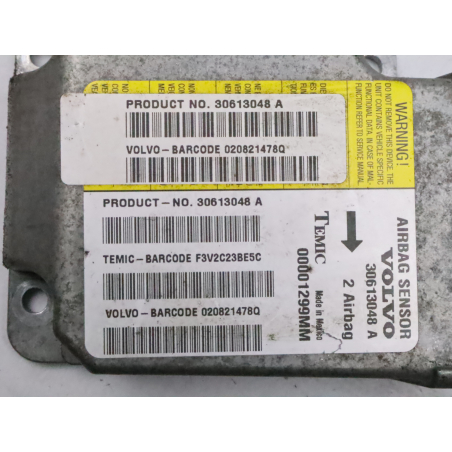 Boitier pyrotechnique occasion VOLVO V40 I Phase 2 - 1.9 D 102ch