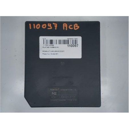 Platine fusible av occasion RENAULT LAGUNA III Phase 2 - 2.0 DCI 16v 130ch